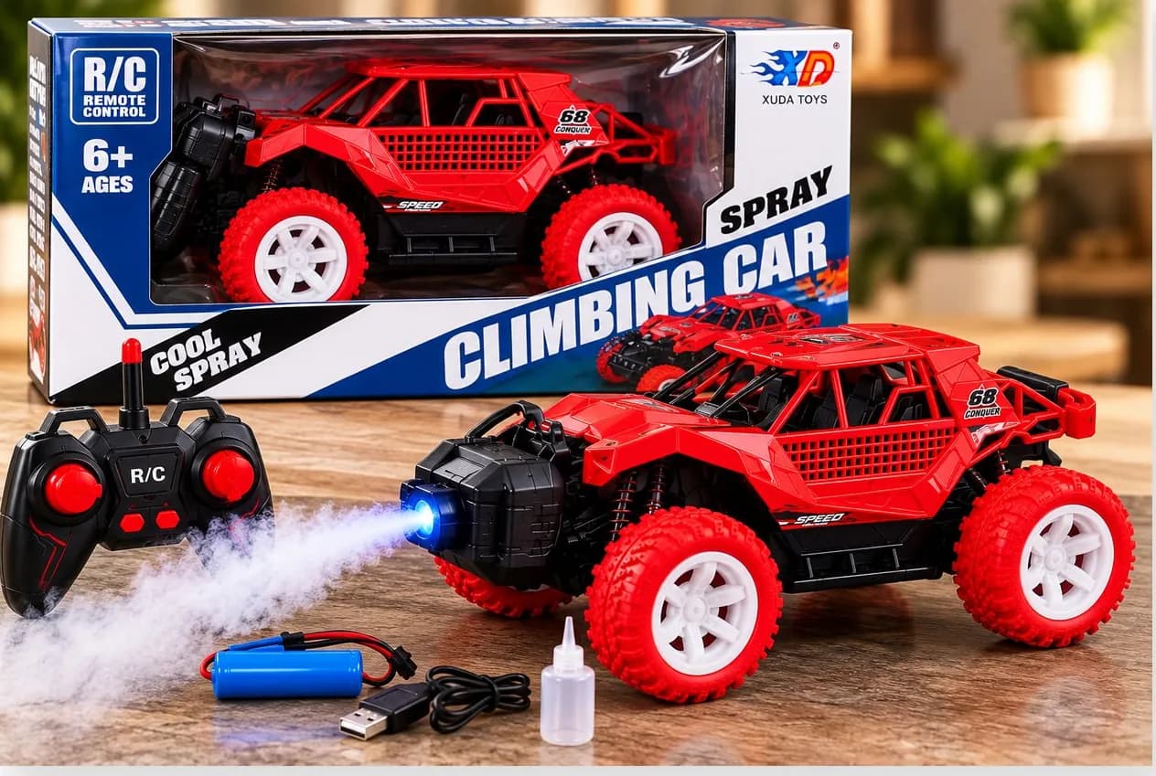 Spray Climbing RC Car (Red), photo 2